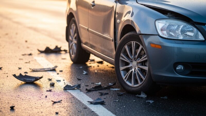 Kolizje na drogach powiatu wadowickiego – policja wzywa do ostrożności!