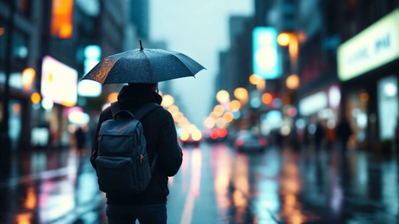 Intensywne opady śniegu w Wadowicach!