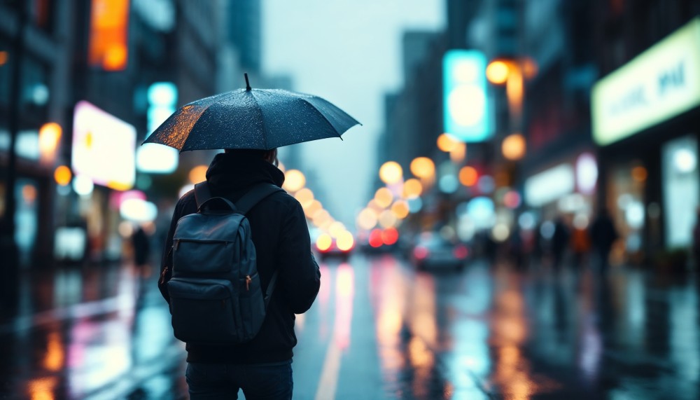 Intensywne opady śniegu w Wadowicach!