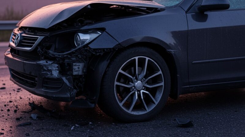 Tragiczny wypadek w Nidku: kierowca nie żyje