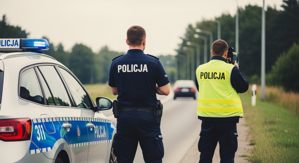 Motocyklista ukarany za wykroczenia i hałas podczas kontroli drogowej