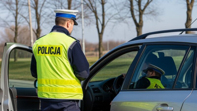 18-latek ukarany 1600 złotych mandatów i 27 punktami karnymi za niebezpieczną jazdę
