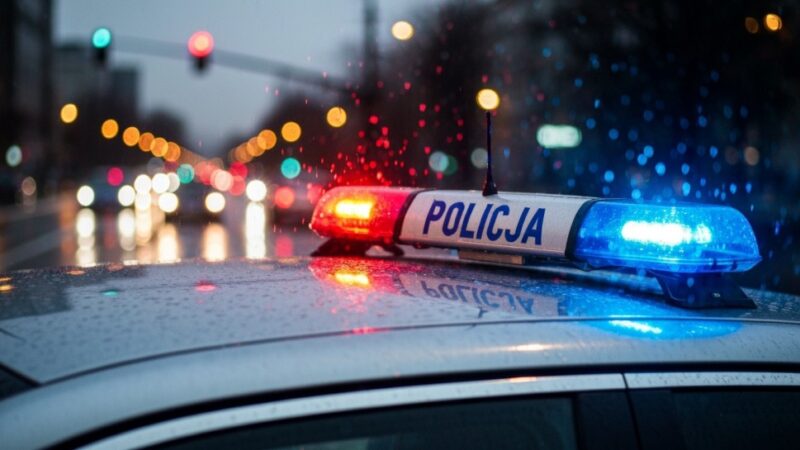 Kierowca z zakazem i alkoholem na motorowerze zatrzymany przez policję