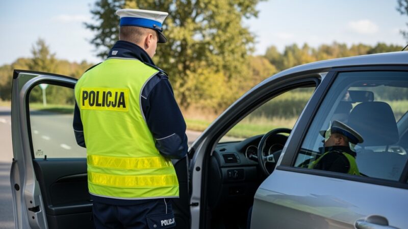 Pijany kierowca spowodował kolizję, miał 1,11 promila alkoholu w organizmie