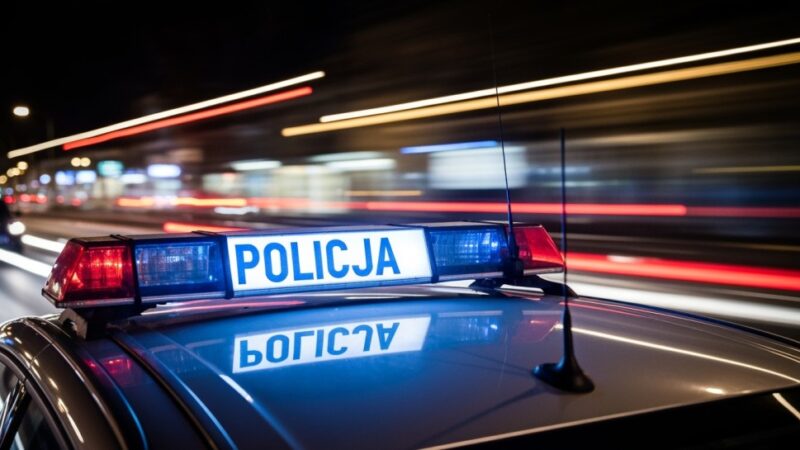 Zatrzymanie poszukiwanego 51-latka przez policję w Wadowicach